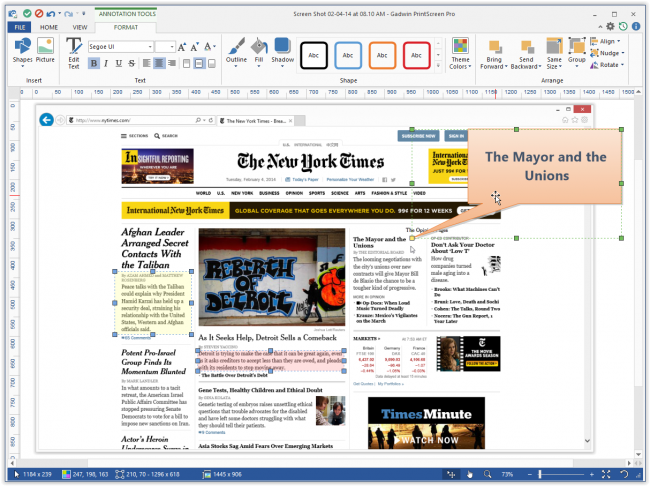 Gadwin PrintScreen (โปรแกรมคัดลอกหน้าจอ) : 