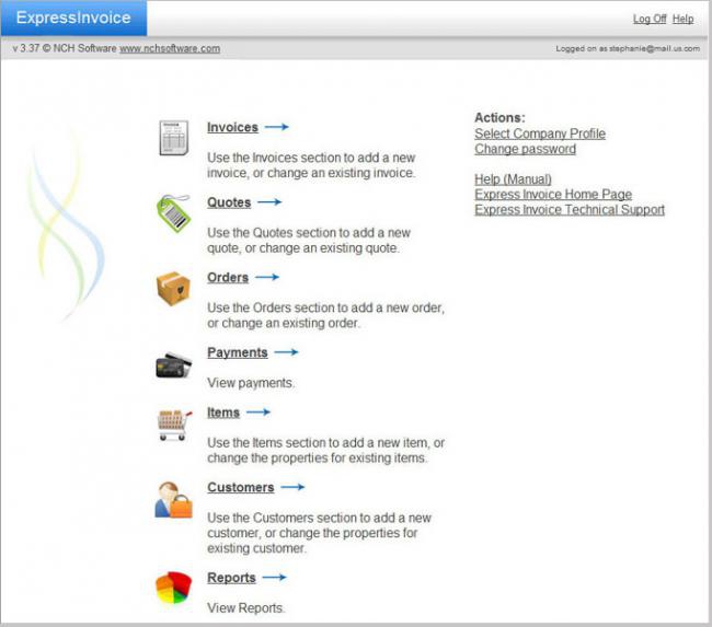 โปรแกรมเอกสาร Express Invoice โปรแกรมเอกสาร Express Invoice