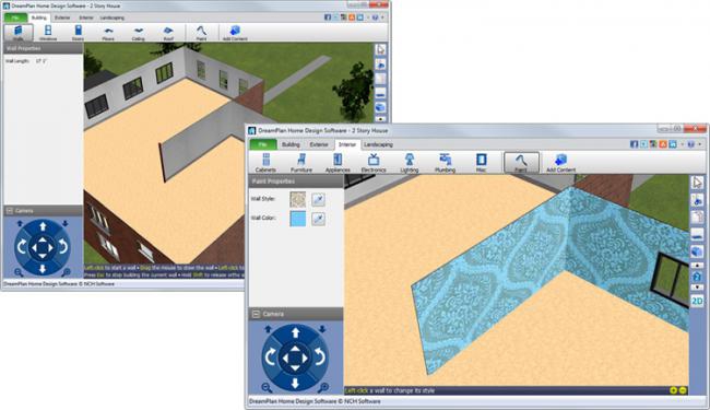 โปรแกรมออกแบบบ้าน 3 มิติ DreamPlan