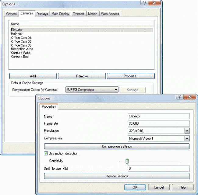 โปรแกรมดูกล้องวงจรปิด EyeLine Video Surveillance โปรแกรมดูกล้องวงจรปิด EyeLine Video Surveillance