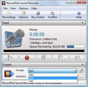 โปรแกรมอัดเสียง RecordPad Sound Recording โปรแกรมอัดเสียง RecordPad Sound Recording