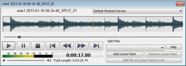 โปรแกรมแปลงไฟล์จากแผ่นเสียง Golden Records โปรแกรมแปลงไฟล์จากแผ่นเสียง Golden Records
