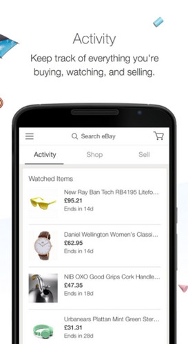 App ช้อปปิ้งออนไลน์ Ebay
