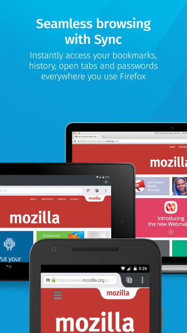Firefox for Mobile (App เบราว์เซอร์ หมาไฟ บนมือถือ Android และ iOS) : Firefox for Mobile (App เบราว์เซอร์ หมาไฟ บนมือถือ Android และ iOS) :