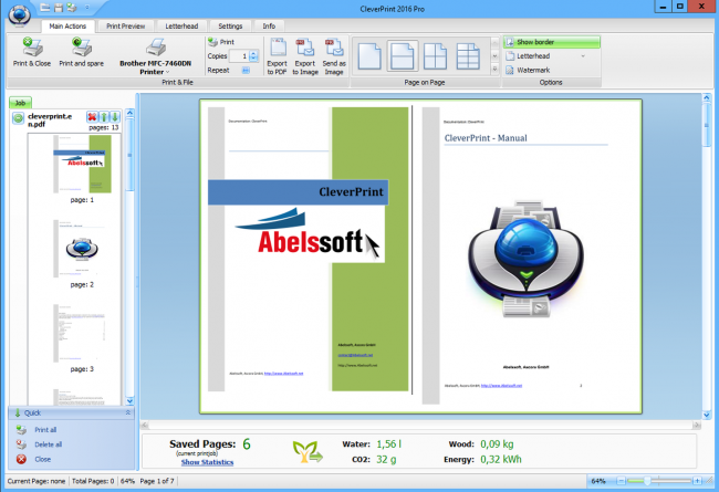โปรแกรมประหยัดหมึกเครื่องปริ๊นท์ CleverPrint โปรแกรมประหยัดหมึกเครื่องปริ๊นท์ CleverPrint