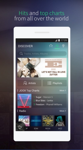 App ฟังเพลง JOOX Music