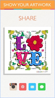 App ระบายสี Colorfy App ระบายสี Colorfy