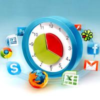 Motivate Clock (จับเวลาการใช้งานคอมพิวเตอร์ ในแต่ละโปรแกรม)