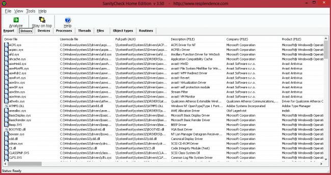 โปรแกรมเช็ครูทคิท มัลแวร์ SanityCheck