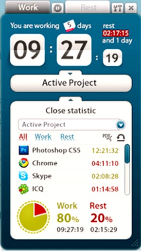 โปรแกรมจับเวลาการใช้คอม Motivate Clock
