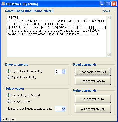 โปรแกรมดู บันทึกข้อมูลระบบฮาร์ดดิสก์ HDHacker โปรแกรมดู บันทึกข้อมูลระบบฮาร์ดดิสก์ HDHacker