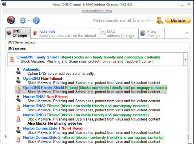 โปรแกรมเปลี่ยนเลขไอพี Smart DNS Changer โปรแกรมเปลี่ยนเลขไอพี Smart DNS Changer