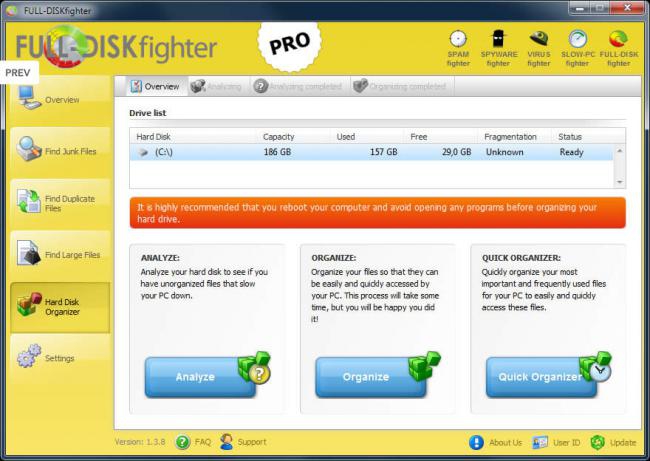โปรแกรม FULL-DISK fighter โปรแกรม FULL-DISK fighter