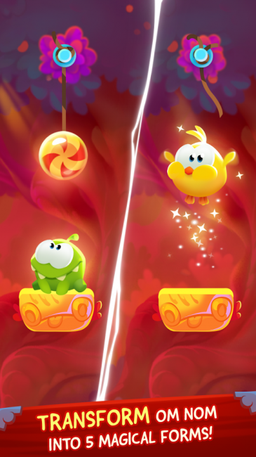 Cut the Rope Magic (App เกมส์กบกินลูกอมแปลงร่าง) : Cut the Rope Magic (App เกมส์กบกินลูกอมแปลงร่าง) :