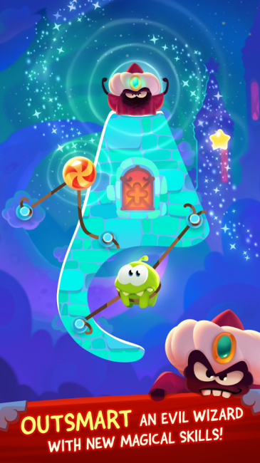 Cut the Rope Magic (App เกมส์กบกินลูกอมแปลงร่าง) : Cut the Rope Magic (App เกมส์กบกินลูกอมแปลงร่าง) :