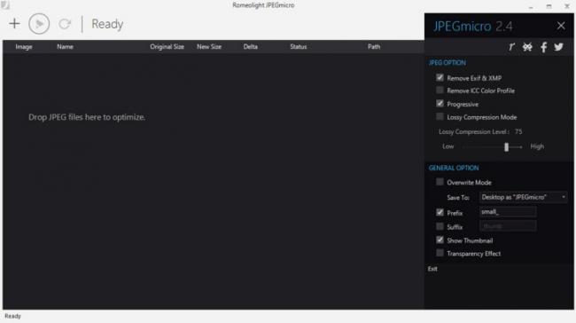 โปรแกรมปรับแต่งย่อไซส์รูป JPEGmicro โปรแกรมปรับแต่งย่อไซส์รูป JPEGmicro