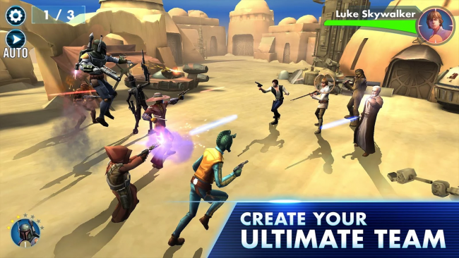 Star Wars Galaxy of Heroes (App เกมส์สตาร์วอร์เทิร์นเบส) : Star Wars Galaxy of Heroes (App เกมส์สตาร์วอร์เทิร์นเบส) :