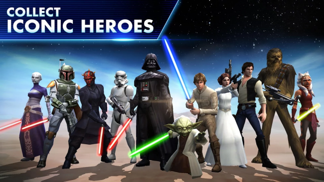 ดาวน์โหลด Star Wars Galaxy of Heroes ดาวน์โหลด Star Wars Galaxy of Heroes