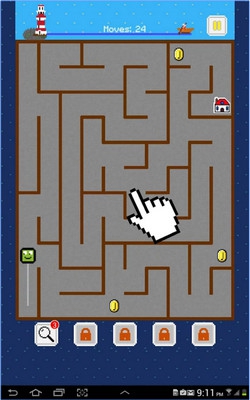 เกมส์เขาวงกต RETRO MAZE