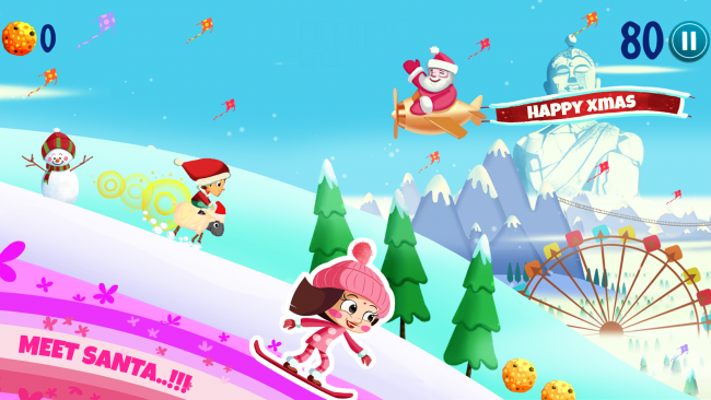 Chhota Bheem Himalayan (App เกมส์สกีบนเขาหิมาลัย) : 