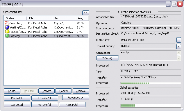 โปรแกรมก๊อปปี้ไฟล์ Copy Handler โปรแกรมก๊อปปี้ไฟล์ Copy Handler
