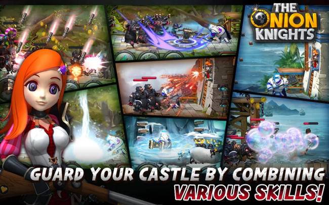 The Onion Knights (App เกมส์อัศวินหัวหอมป้องกันฐาน) : 