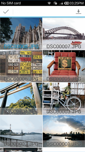 App เชื่อมต่อไวไฟผ่านการ์ด Wi-Fi SD