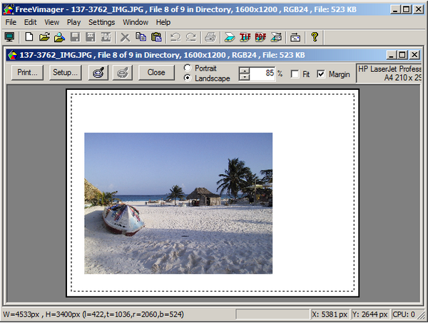 โปรแกรมดูรูป FreeVimager