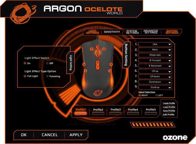 ไดร์เวอร์เกมมิ่งเมาส์ Argon Ocelote World Driver ไดร์เวอร์เกมมิ่งเมาส์ Argon Ocelote World Driver