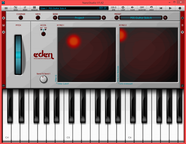 โปรแกรมแต่งเพลง มิกซ์เสียง NanoStudio โปรแกรมแต่งเพลง มิกซ์เสียง NanoStudio