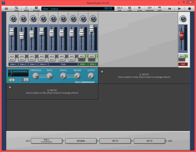 โปรแกรมแต่งเพลง มิกซ์เสียง NanoStudio โปรแกรมแต่งเพลง มิกซ์เสียง NanoStudio