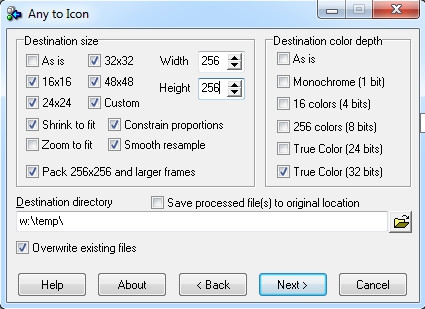 โปรแกรมทำไอคอน Any to Icon โปรแกรมทำไอคอน Any to Icon
