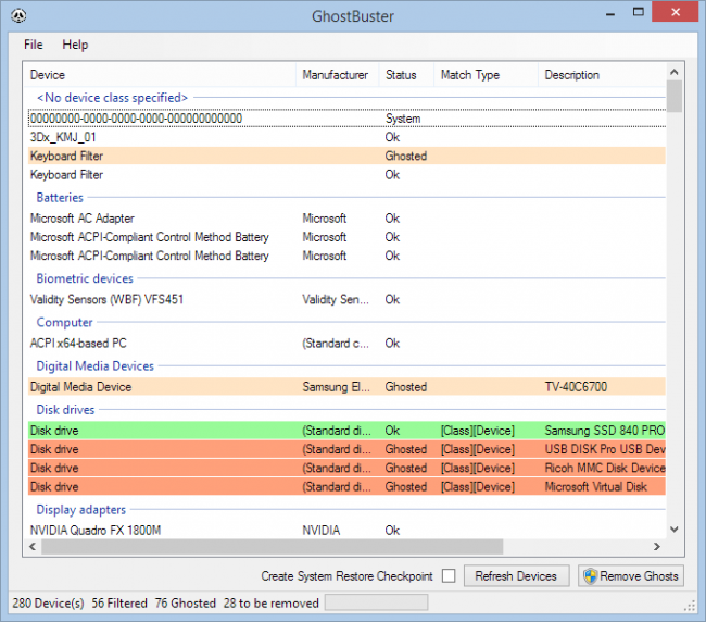 โปรแกรมจัดการสิ่งตกค้างในคอม GhostBuster
