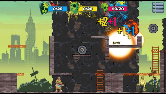 เกมส์ถล่มซอมบี้ Stupid Zombies 3