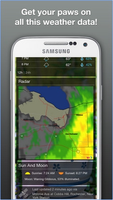 App หมาน้อยพยากรณ์อากาศ Weather Puppy