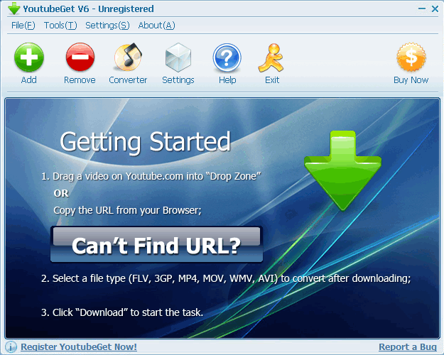 โปรแกรมโหลดคลิปวิดีโอ YoutubeGet โปรแกรมโหลดคลิปวิดีโอ YoutubeGet