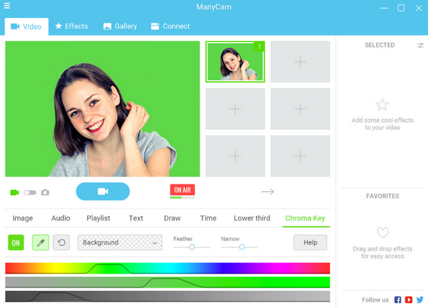 โปรแกรมกล้องเว็บแคม ManyCam โปรแกรมกล้องเว็บแคม ManyCam