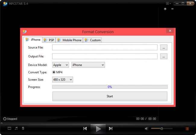 โปรแกรมดูหนัง MPCStar โปรแกรมดูหนัง MPCStar