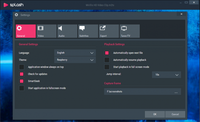 โปรแกรมดูหนัง ฟังเพลง Splash