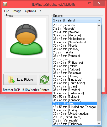 โปรแกรมทำรูปติดบัตร IDPhotoStudio โปรแกรมทำรูปติดบัตร IDPhotoStudio