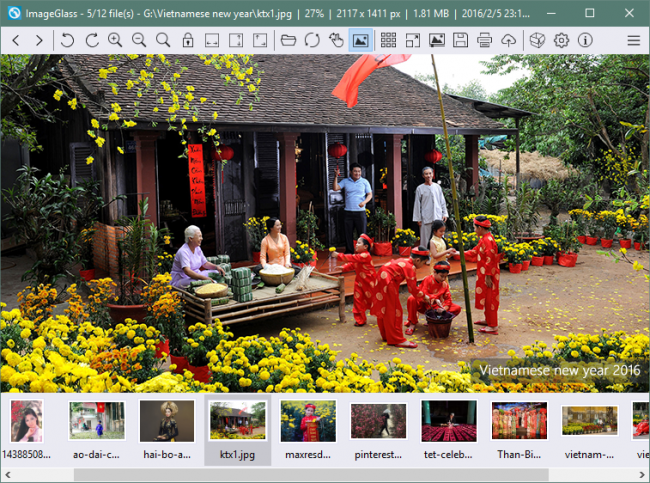 โปรแกรมดูรูปฟรี ImageGlass