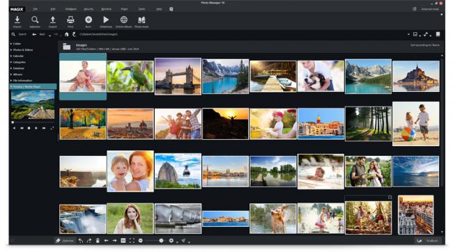 โปรแกรมจัดการรูปภาพ MAGIX Photo Manager