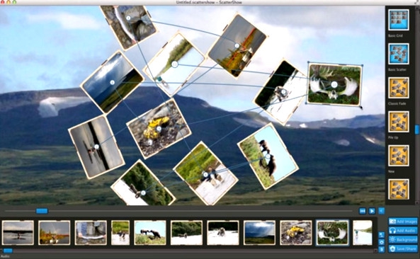 โปรแกรมทำภาพสไลด์โชว์ ScatterShow