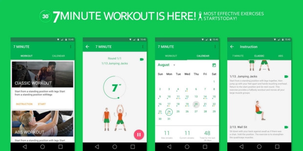 App ออกกำลังกาย 7 Minute Workout App ออกกำลังกาย 7 Minute Workout