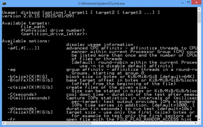 โปรแกรมทดสอบฮาร์ดดิสก์ Diskspd โปรแกรมทดสอบฮาร์ดดิสก์ Diskspd