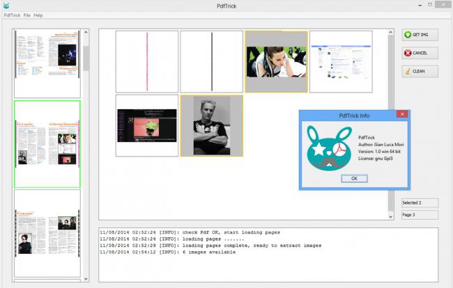 โปรแกรมดึงรูปจากไฟล์PDF PdfTrick โปรแกรมดึงรูปจากไฟล์PDF PdfTrick