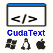 CudaText (โปรแกรม CudaText แก้ไขข้อความ เจ๋งกว่า Notepad) : CudaText (โปรแกรม CudaText แก้ไขข้อความ เจ๋งกว่า Notepad) :
