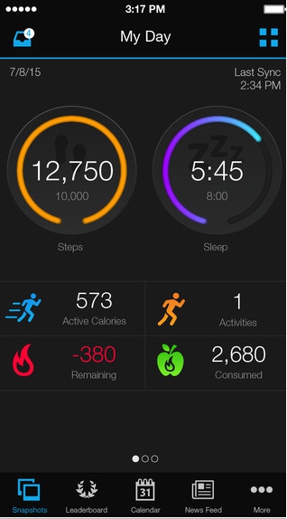 แอปเชื่อมต่อสมาร์ทวอทช์กามิน Garmin Connect