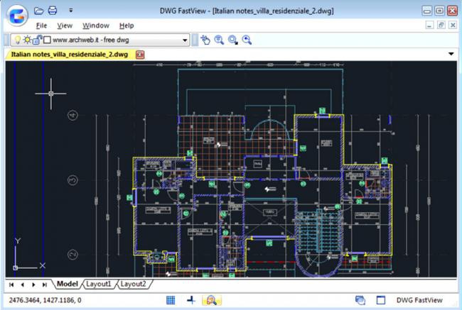 โปรแกรมเปิดไฟล์ DWG FastView