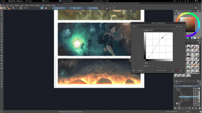 Krita Studio (โปรแกรม Krita วาดรูป เยี่ยงมืออาชีพ) : 